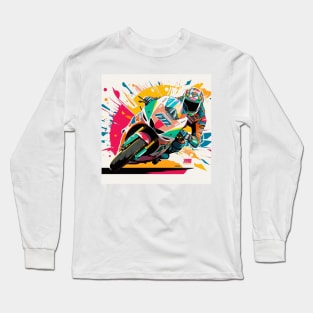 Motorbike Pop 1 Long Sleeve T-Shirt